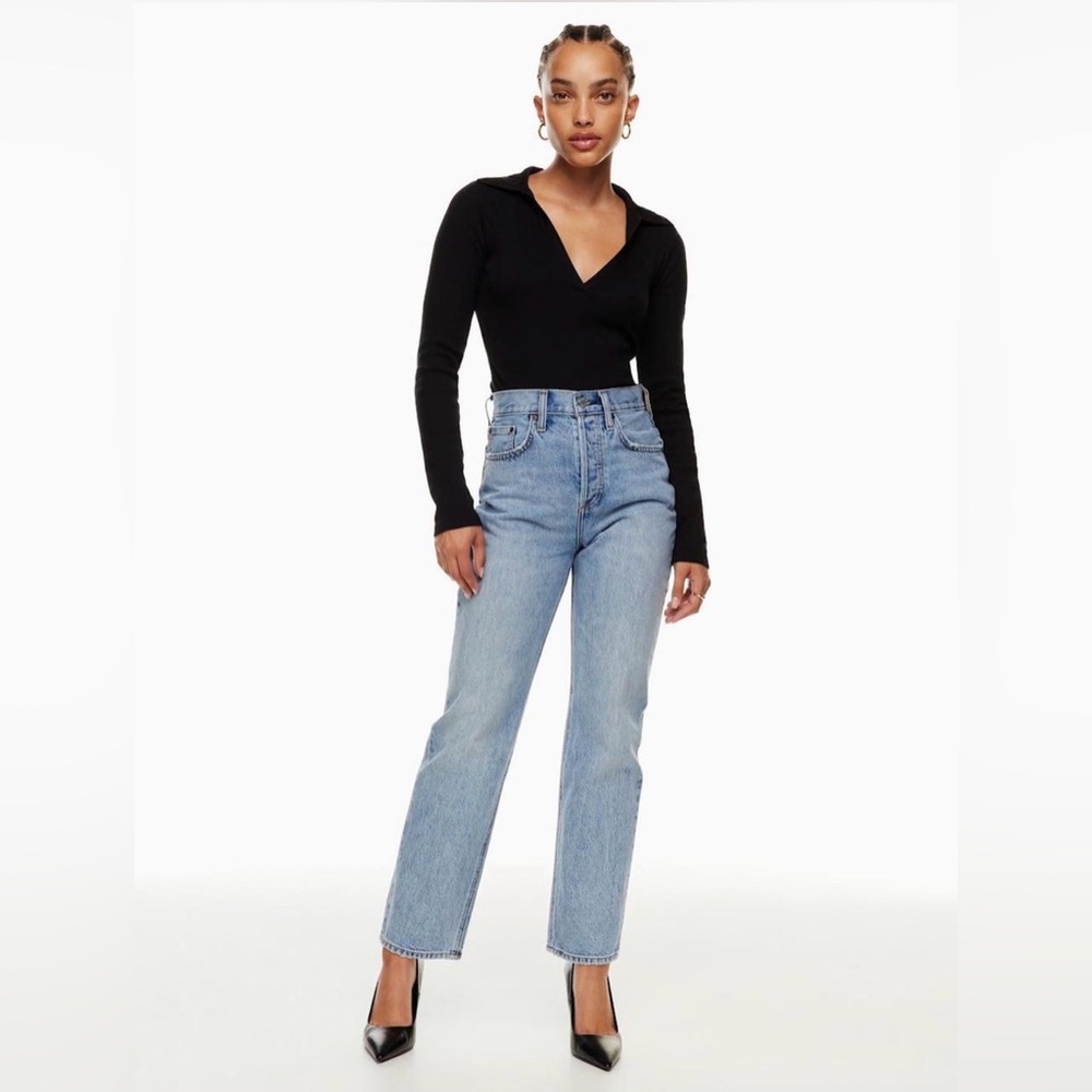 Denim Forum 90’s Joni High Rise Loose Jeans in Light Blue - Size 26